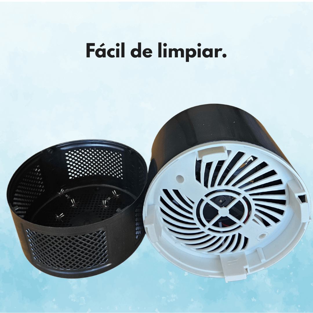 Lámpara antimosquitos por succión